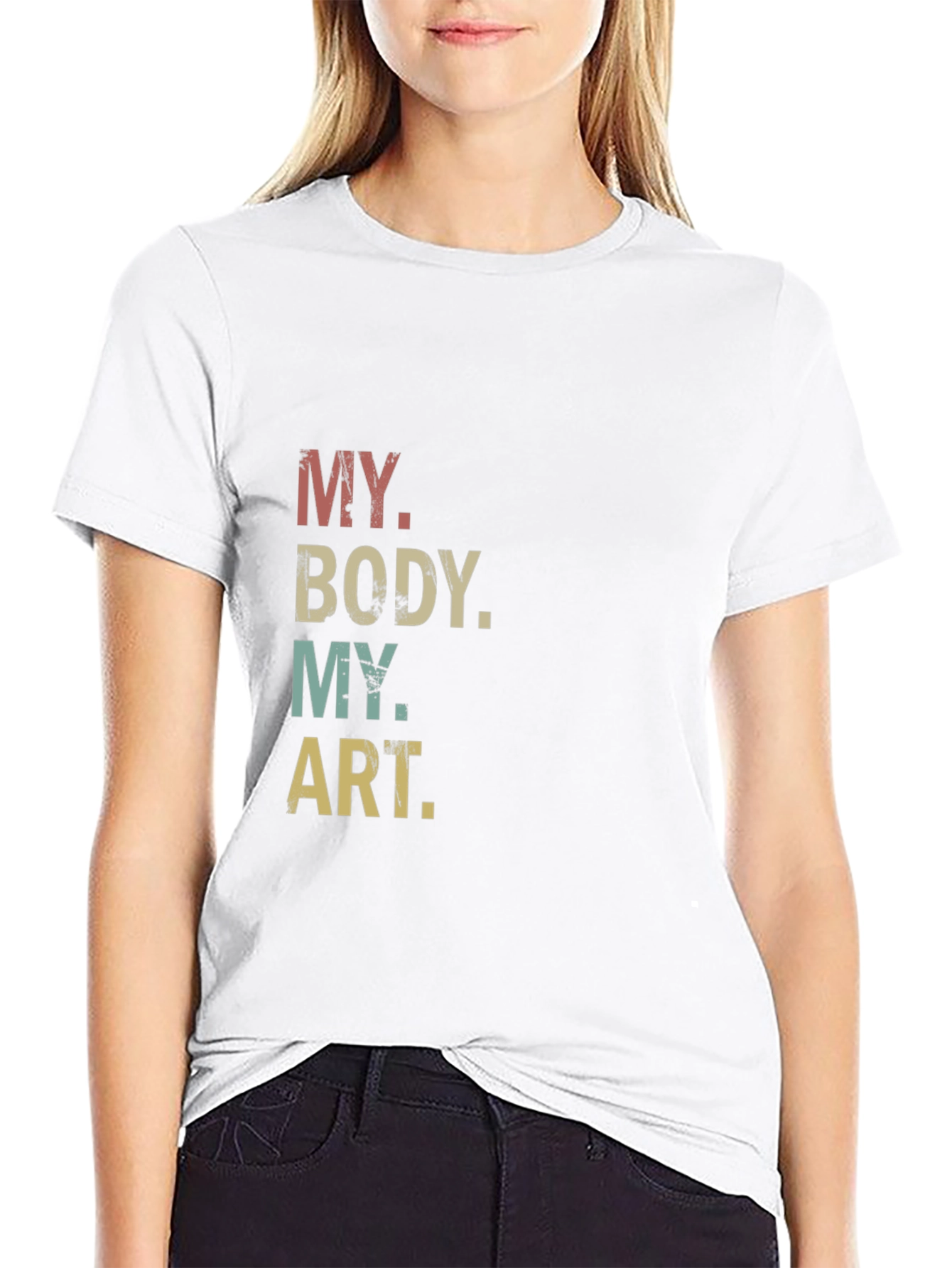 Black My Body, My Art T-Shirt view 9