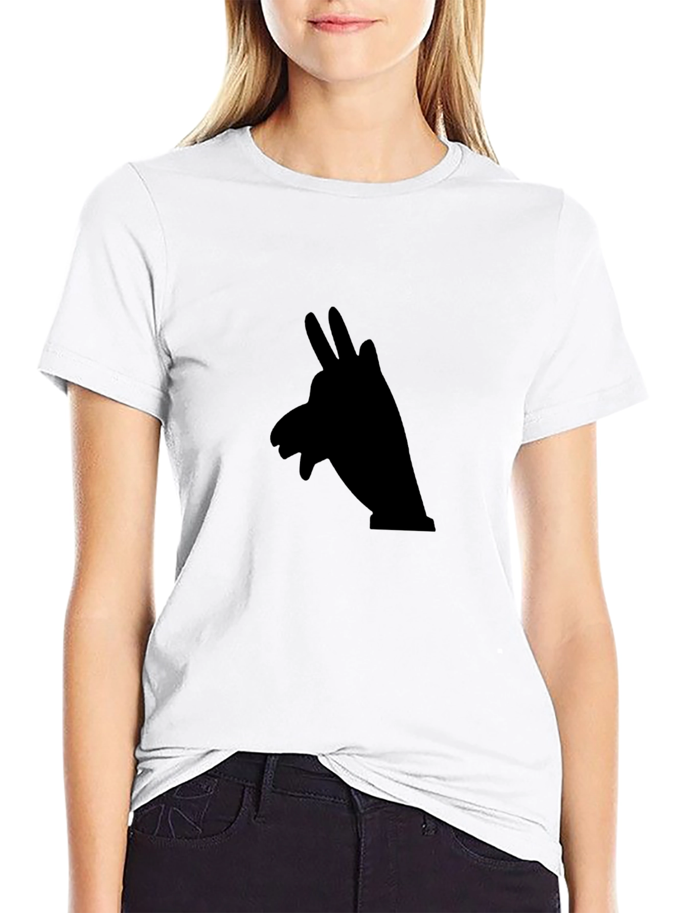 Black Black Shadow Puppet Graphic Tee - Soft Cotton view 9