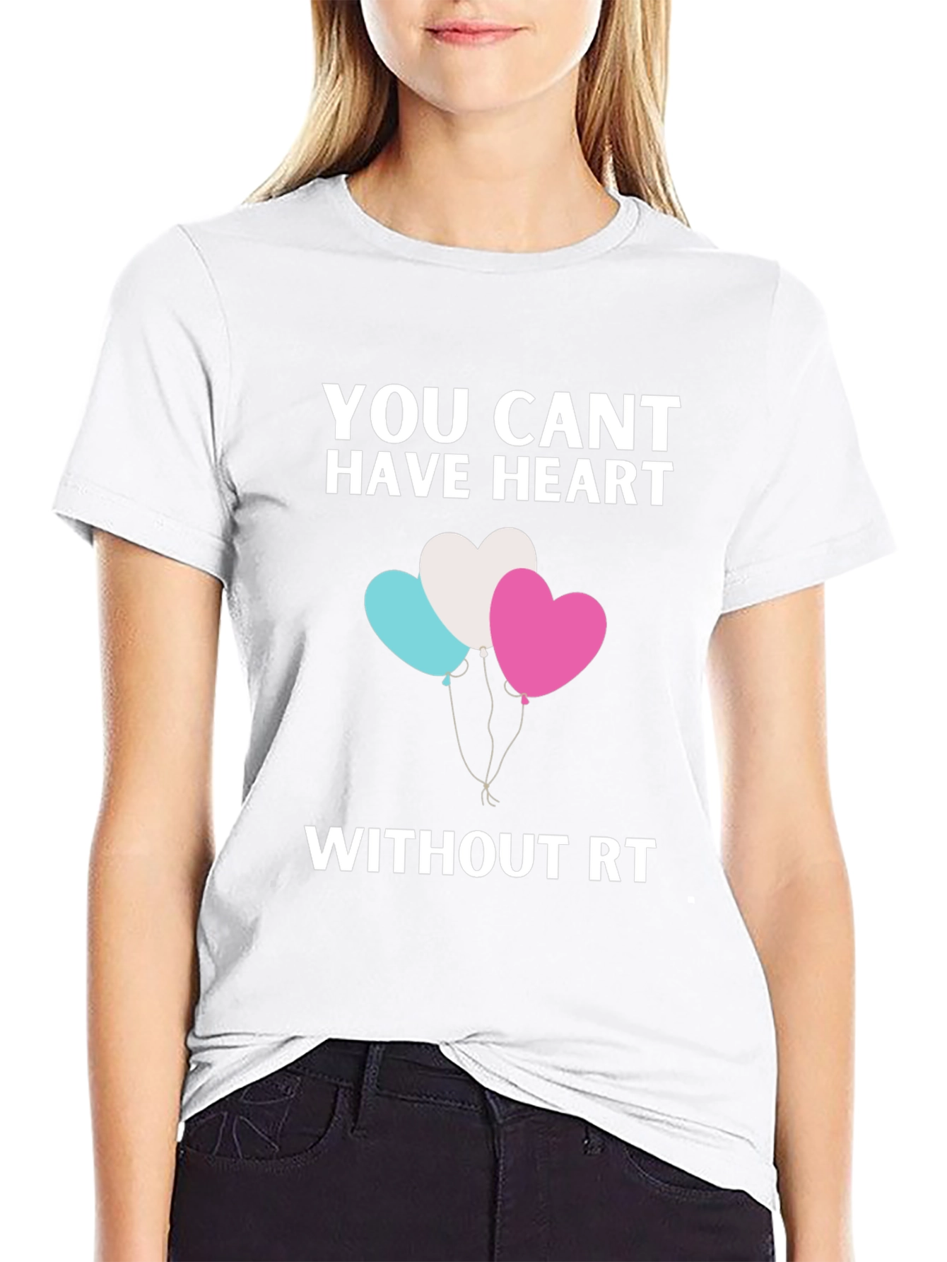 Black Heart & RT Graphic T-Shirt view 9