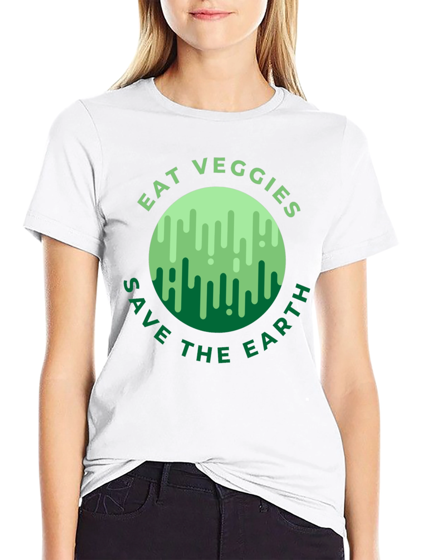 Eat Veggies Save Earth T-Shirt - 9