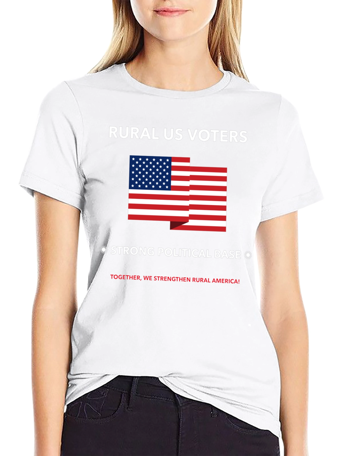 Black Rural US Voters Strong Political Base T-Shirt view 9