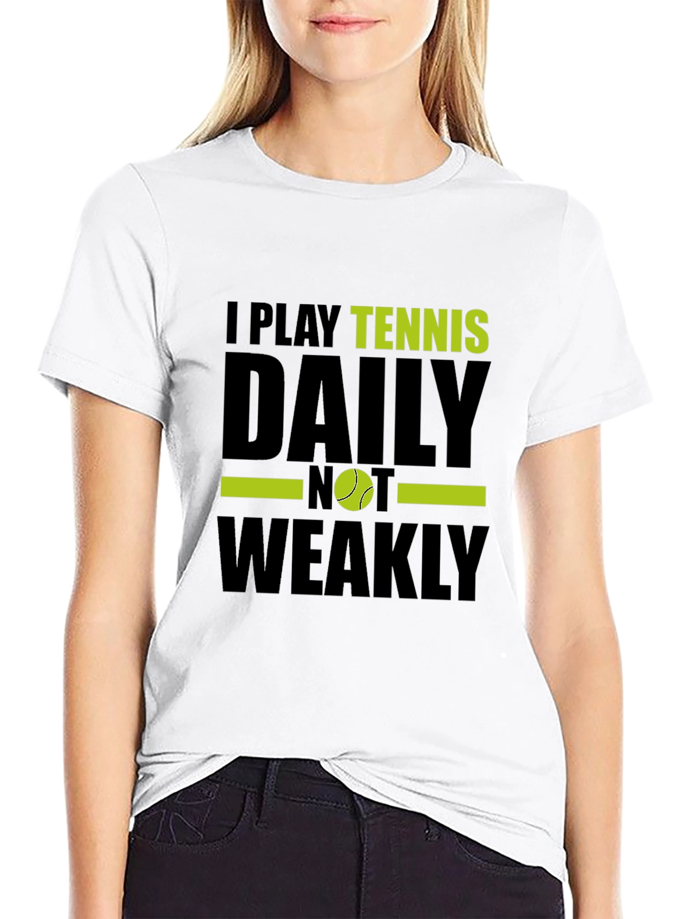 Black Tennis Player Graphic T-Shirt - Daily NOT Weakly! view 9