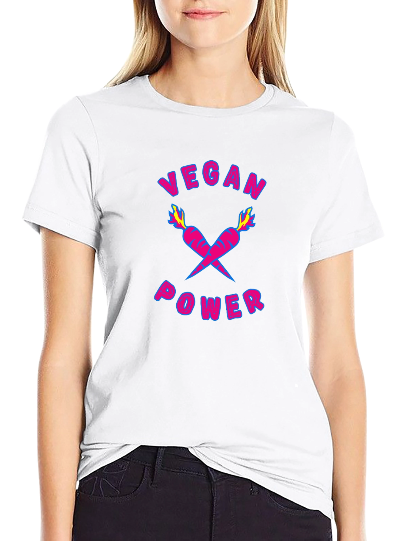Vegan Power Graphic T-Shirt - 9