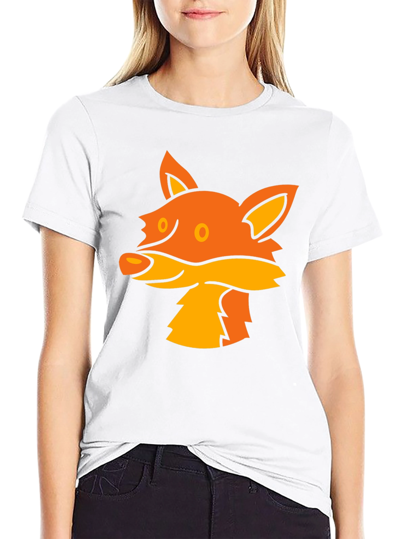 Black Fox Graphic Tee - Stylish Black T-Shirt view 9
