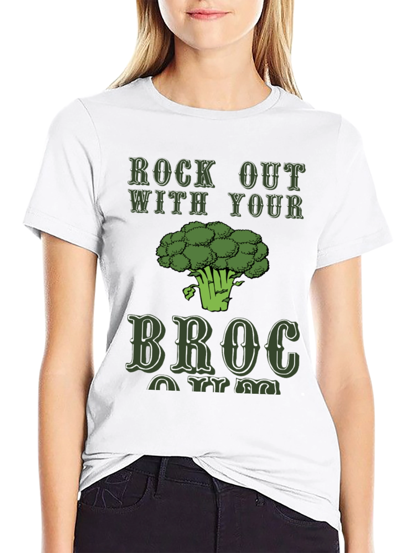 Black Rock Out With Your Broc T-Shirt view 9