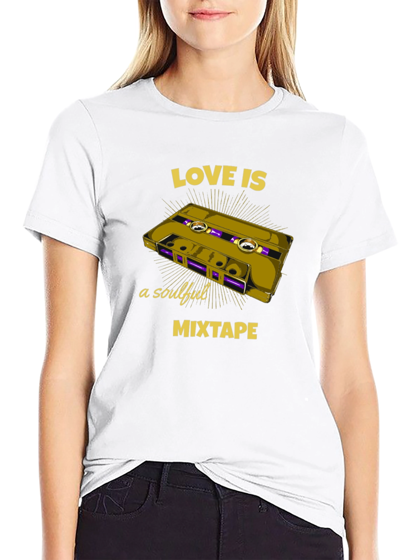 Black Love is a Soulful Mixtape Graphic Tee view 9