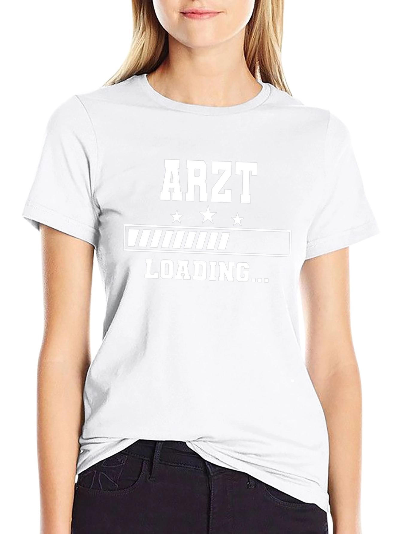 Black Arzt Loading Graphic T-Shirt view 9