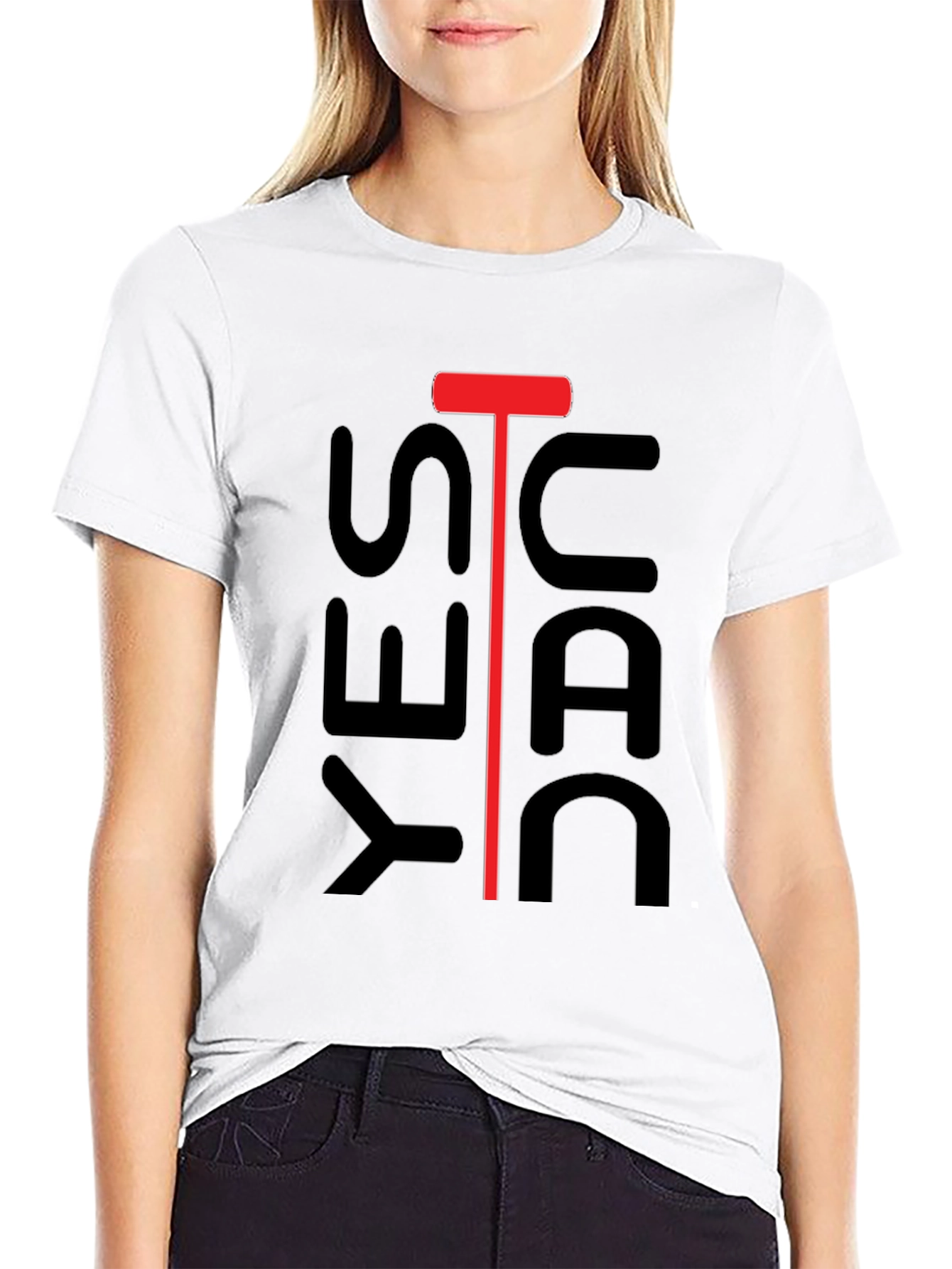 Black Yes Dude Funny Graphic T-Shirt view 9