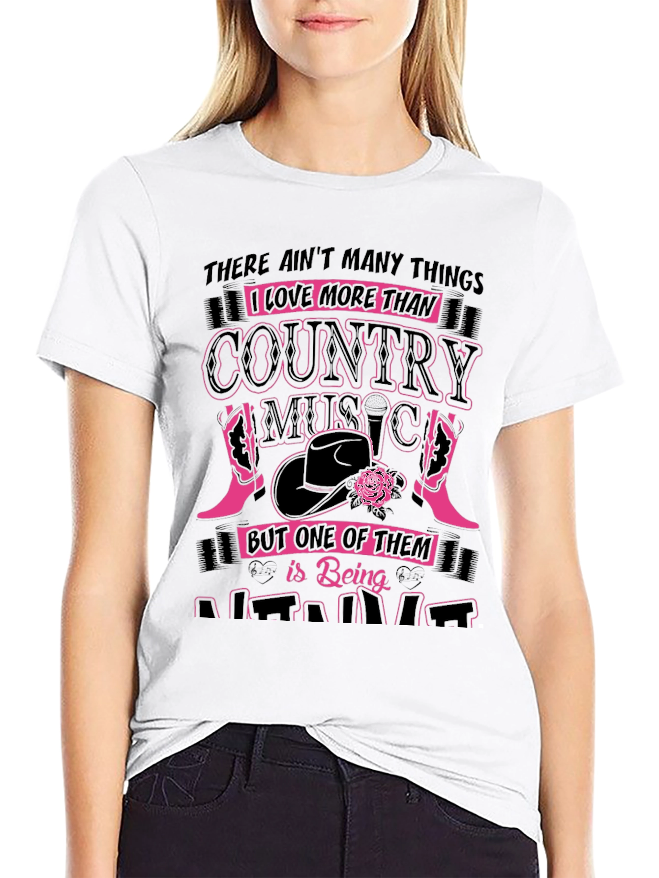 Black Country Music T-Shirt - "There Ain't Many Things" view 9