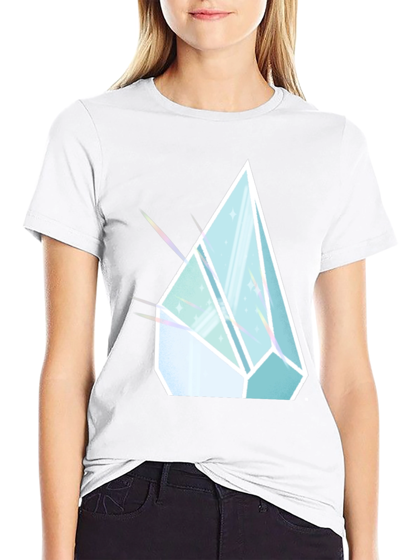 Black Prism Graphic T-Shirt - Modern Style view 9