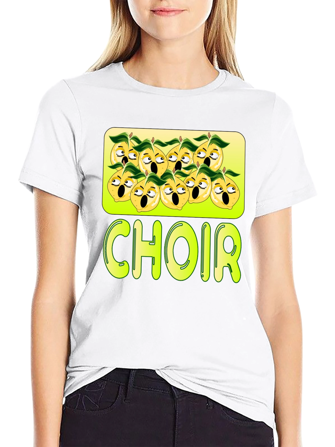 Black Lemon Choir Graphic Black T-Shirt  view 9