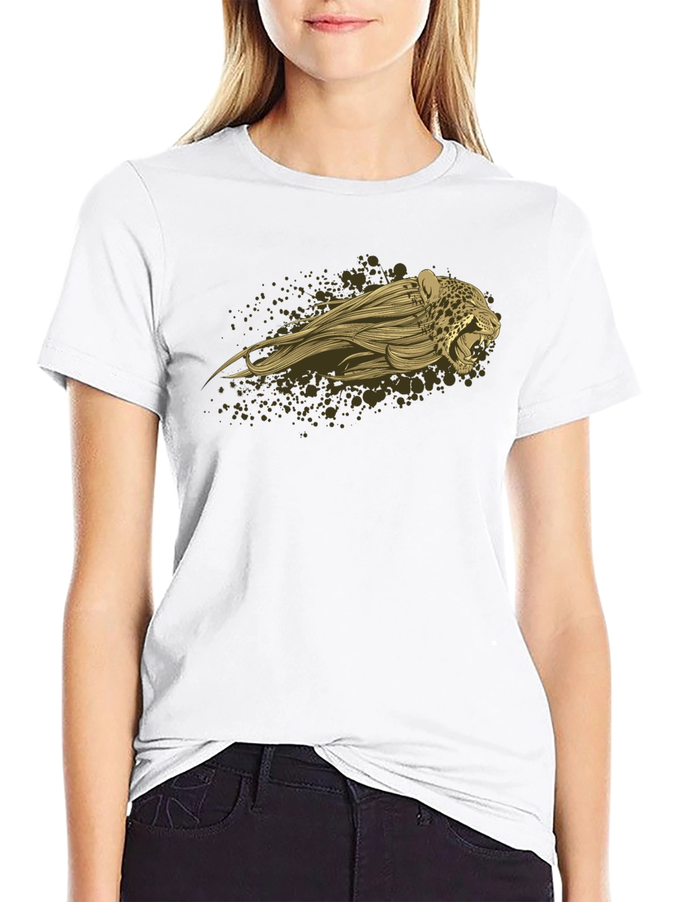 Black Jaguar Graphic Black T-Shirt - Fierce Style view 9