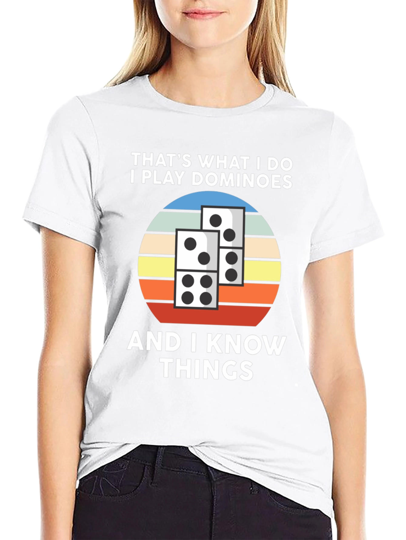 Black Dominoes T-Shirt: That's What I Do Tee view 9
