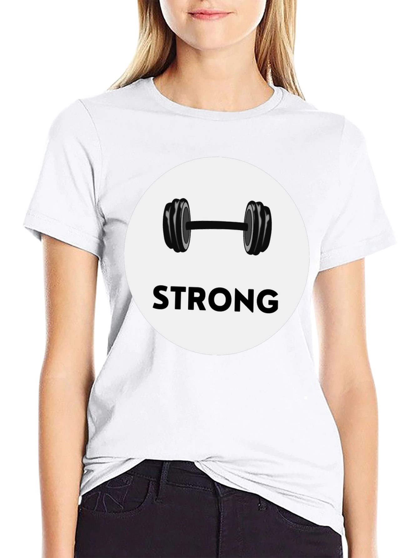Strong Dumbbell Graphic T-Shirt - 9