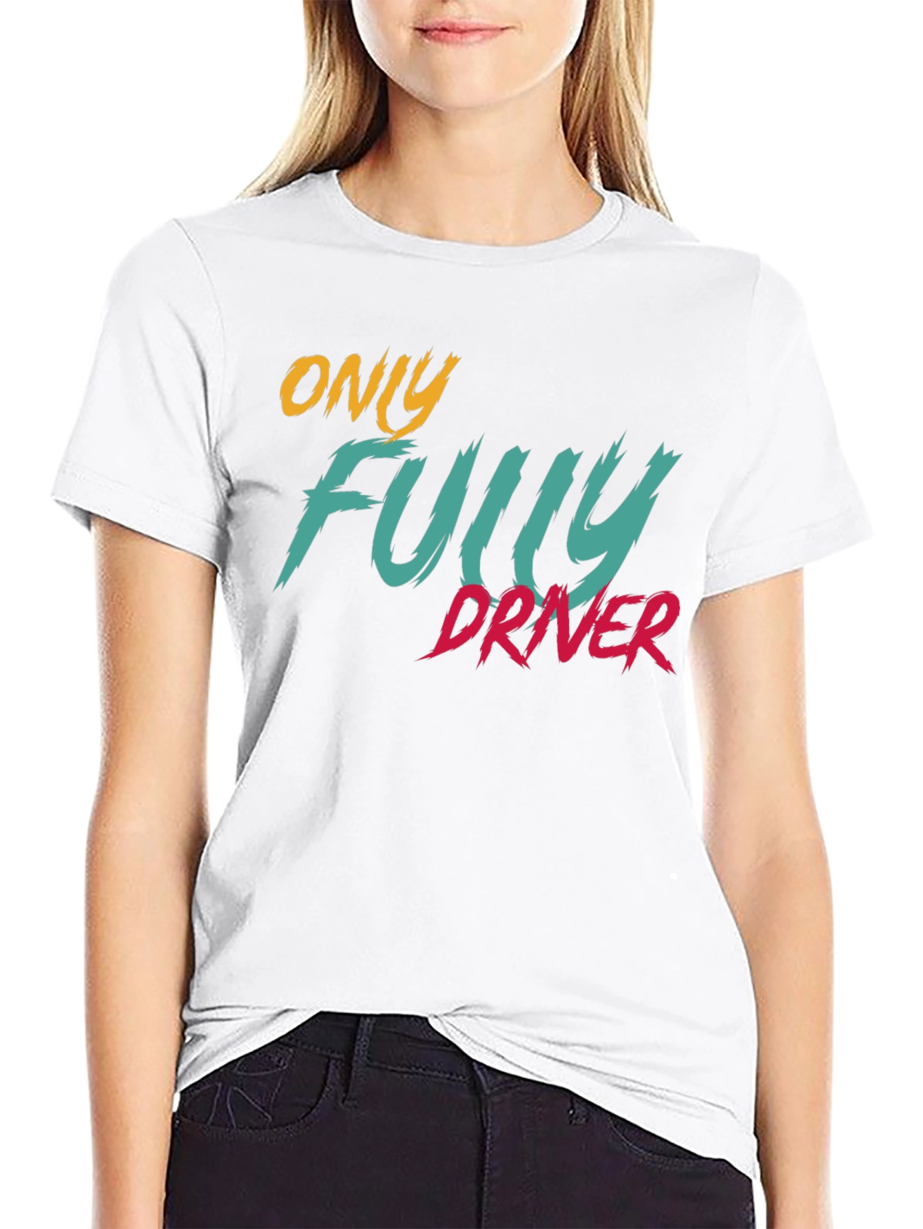 Black Only Fully Driver T-Shirt - Stylish & Comfortable view 9