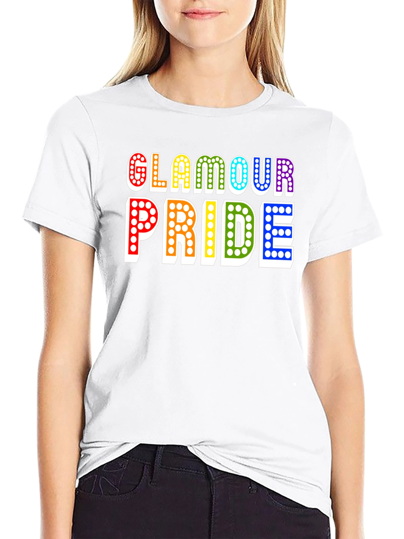 Black Glamour Pride T-Shirt view 9