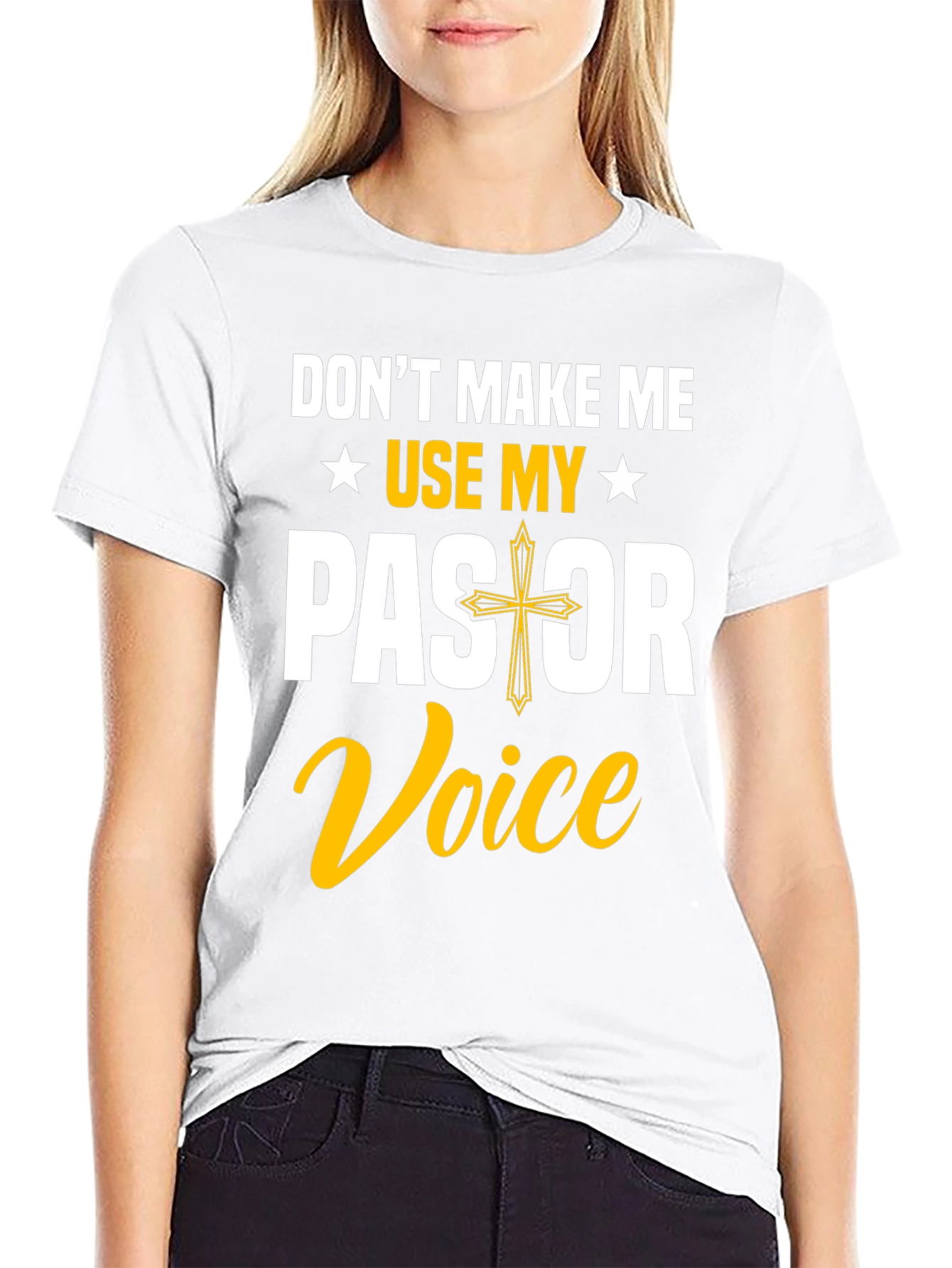 Black Pastor Voice Graphic T-Shirt view 9