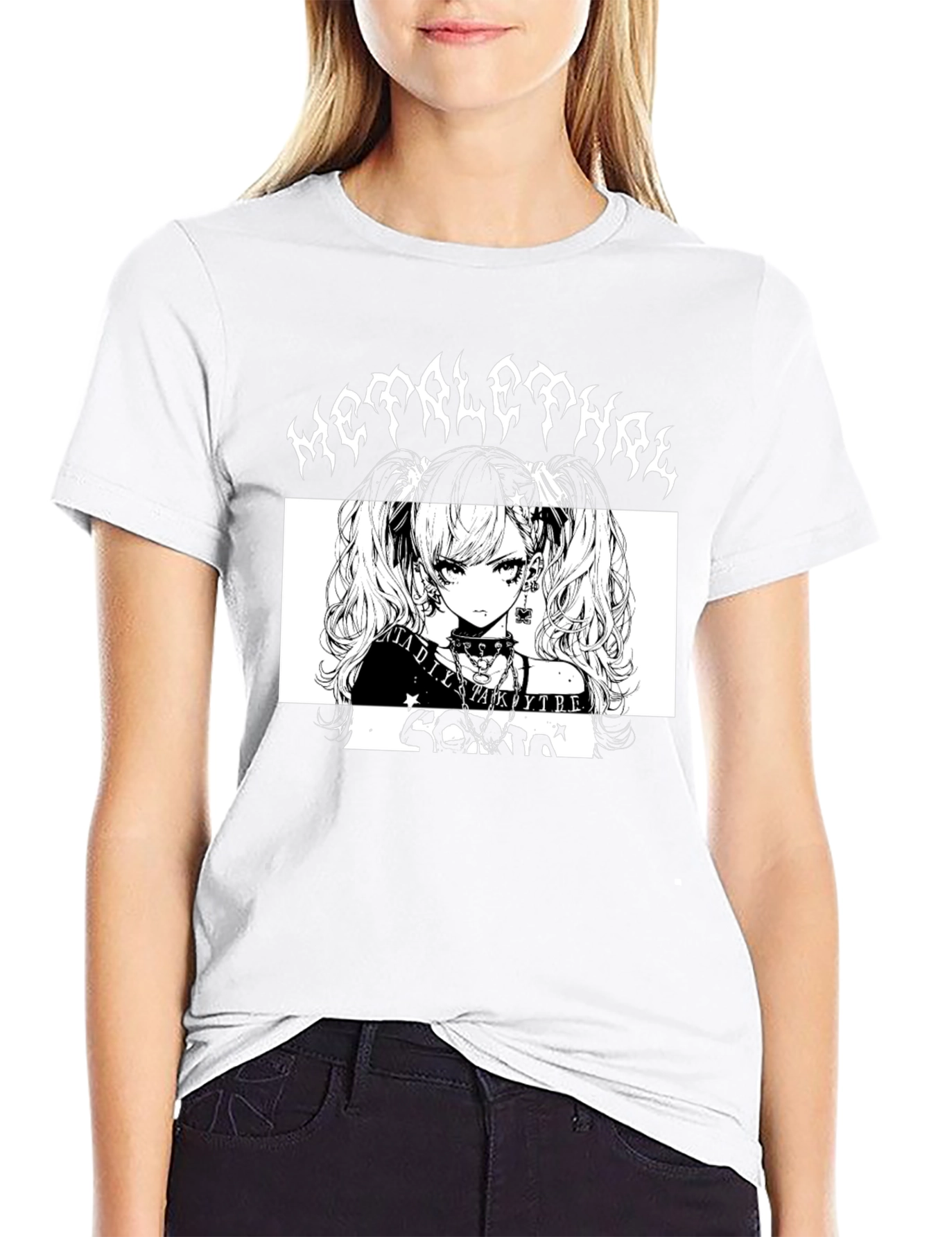 Black Metal Lethal Idol Core Black T-Shirt view 9