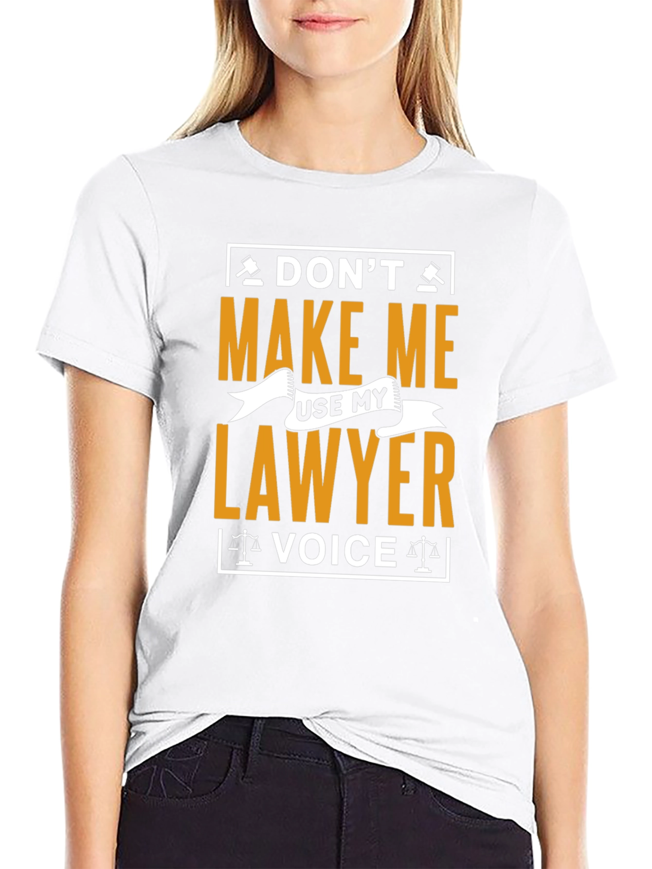 Black Don't Make Me Use My Lawyer Voice T-Shirt view 9