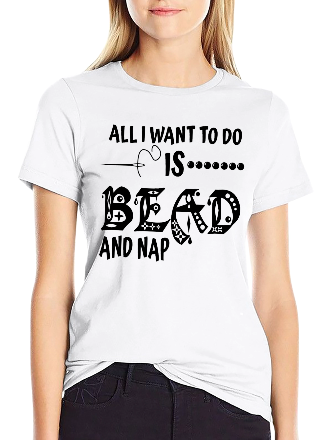 Black Bead and Nap T-Shirt view 9