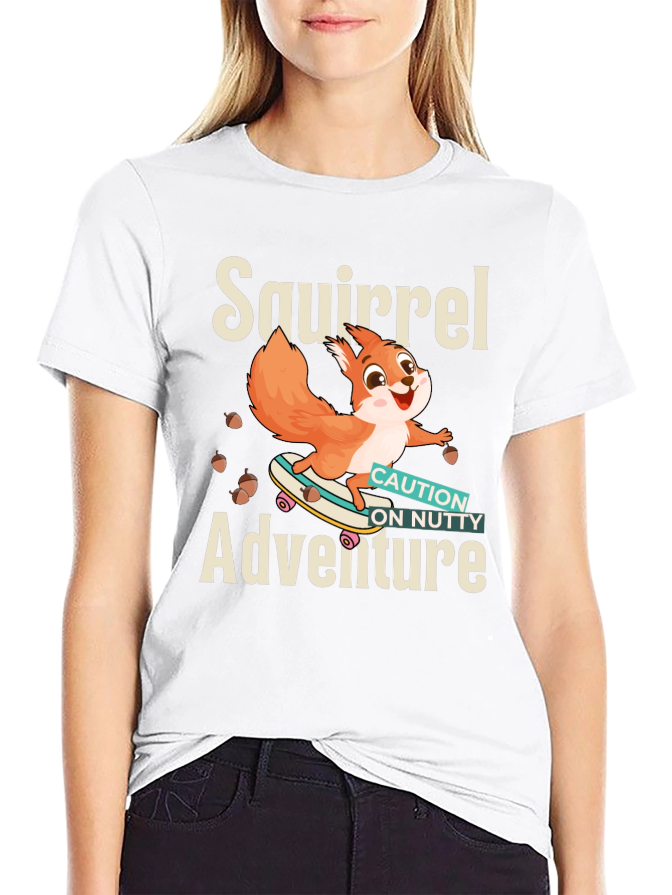 Black Squirrel Adventure T-Shirt view 9