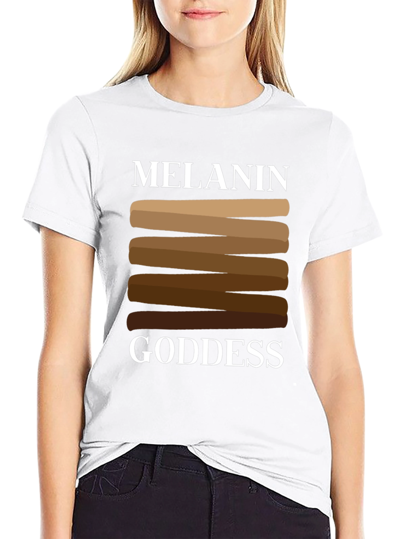Black Melanin Goddess T-Shirt view 9