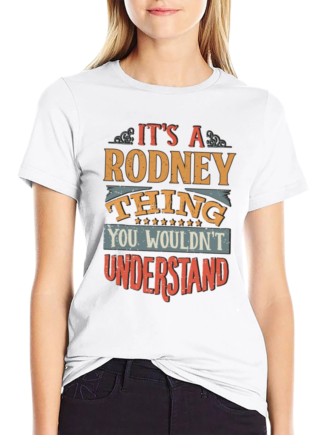 Black It's A Rodney Thing - Graphic T-Shirt view 9
