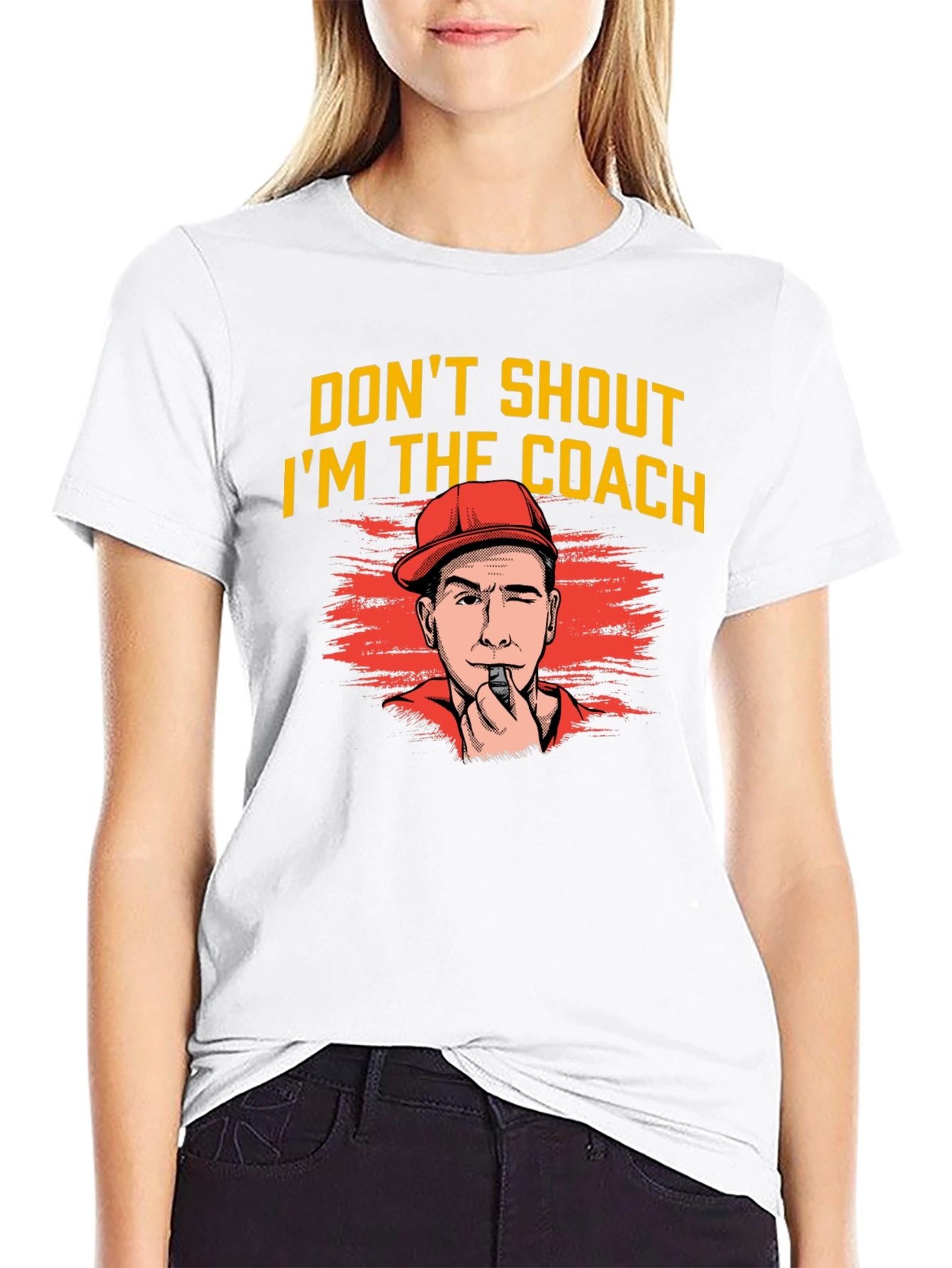 Black Don't Shout I'm The Coach T-Shirt view 9