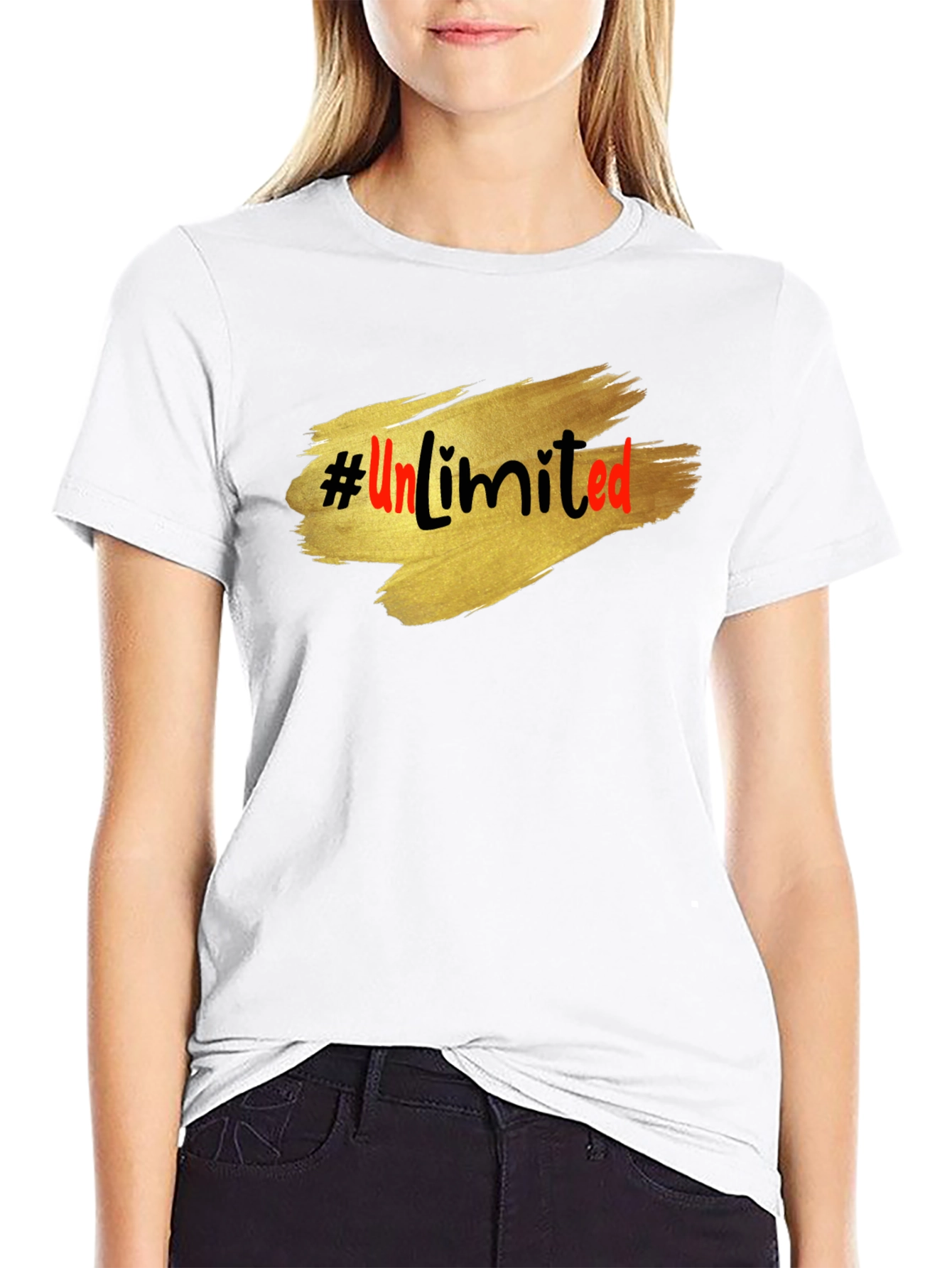 Black Unlimited Graphic Tee - Stylish Casual Comfort view 9