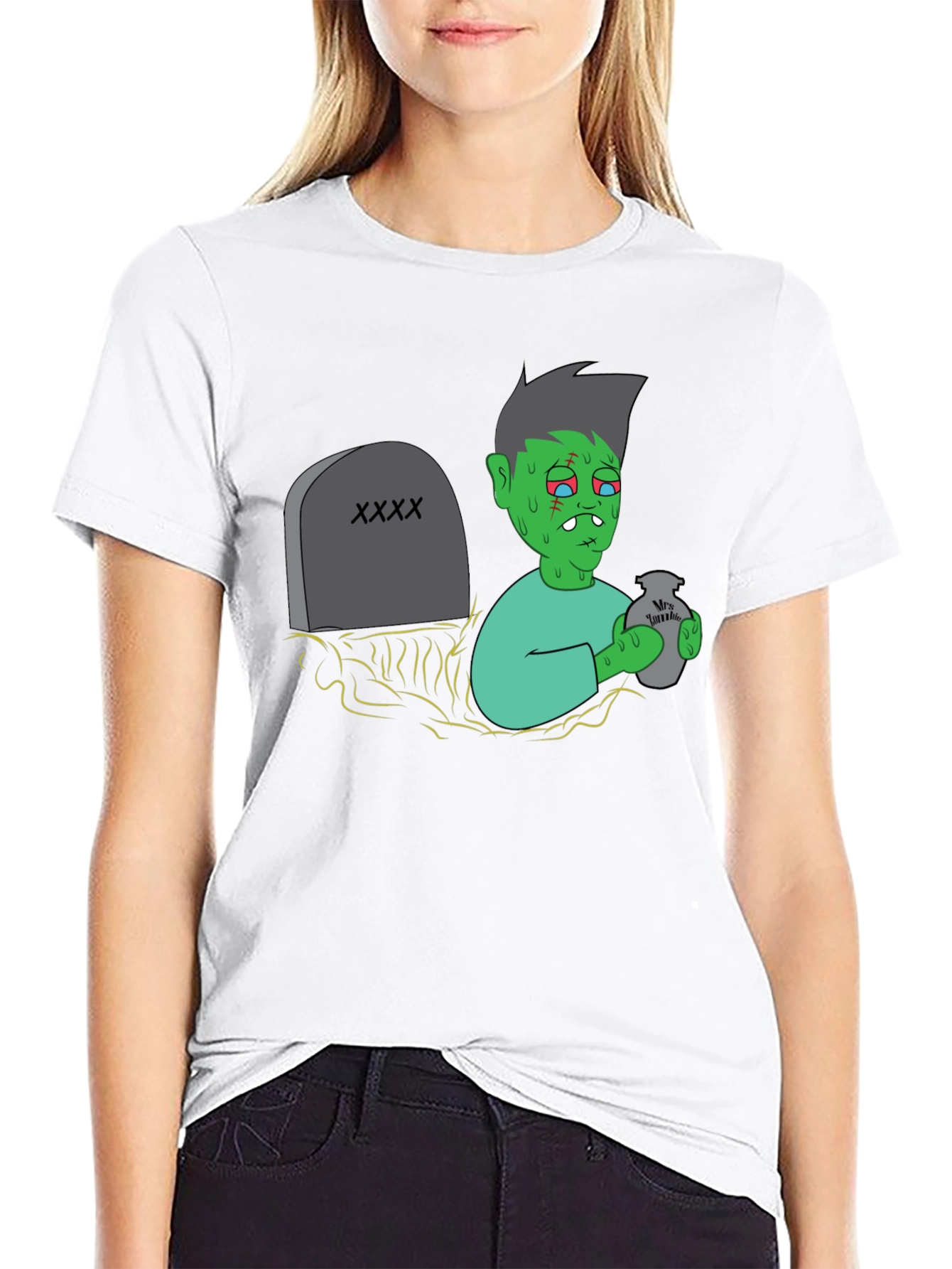 Black Zombie Resurrection Graphic T-Shirt view 9