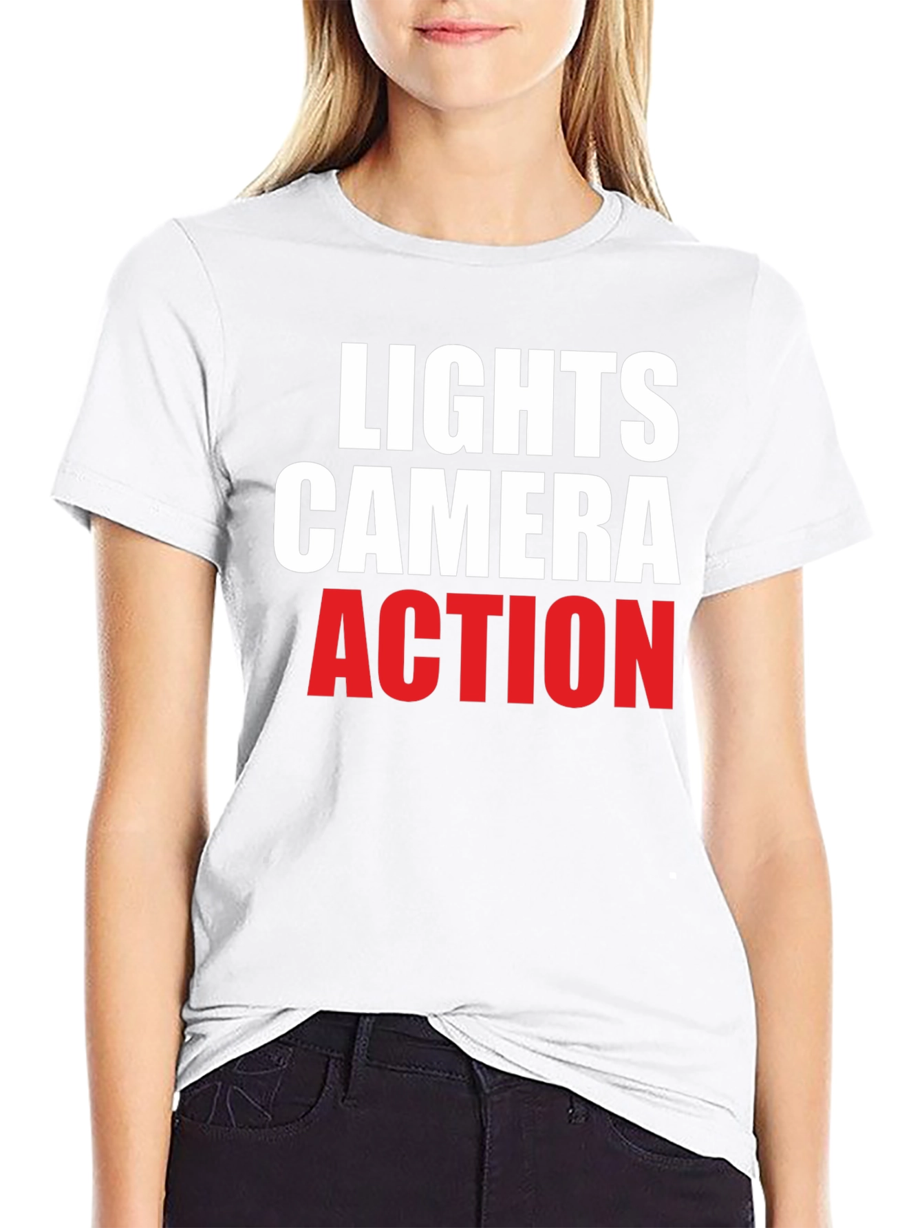 Black Lights Camera Action T-Shirt - Black view 9