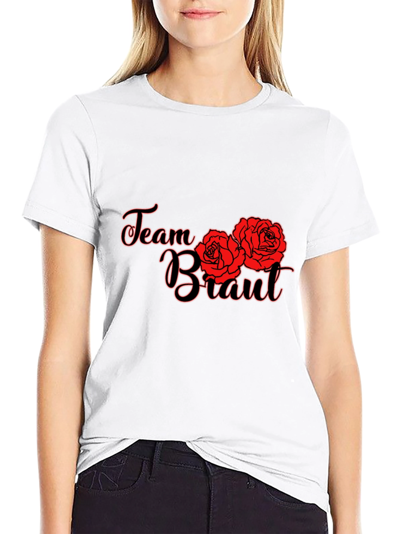 Black Team Brant Roses Graphic Tee view 9