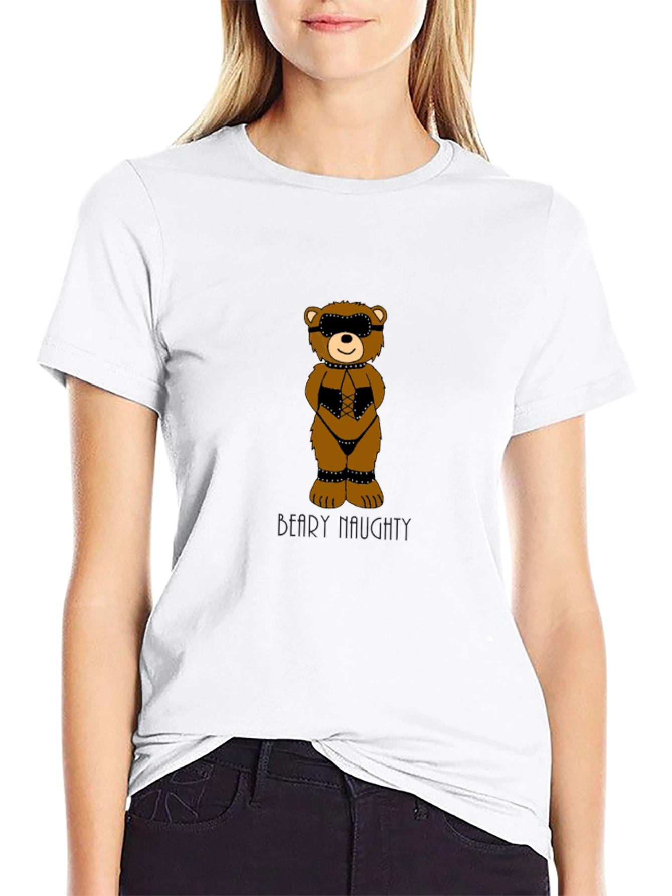 Black Naughty Bear T-Shirt view 9