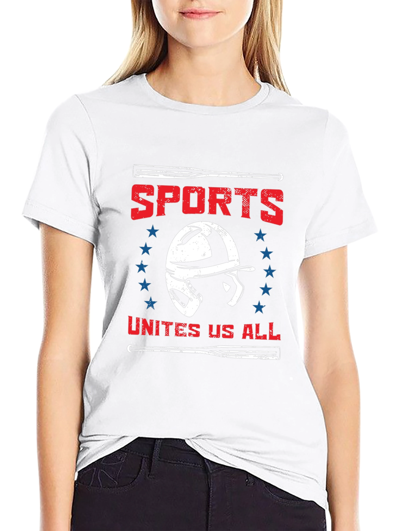 Black Sports Unites Us All T-Shirt view 9