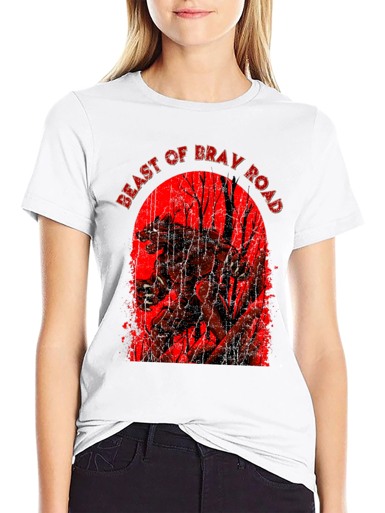 Black Beast of Bray Road T-Shirt view 9