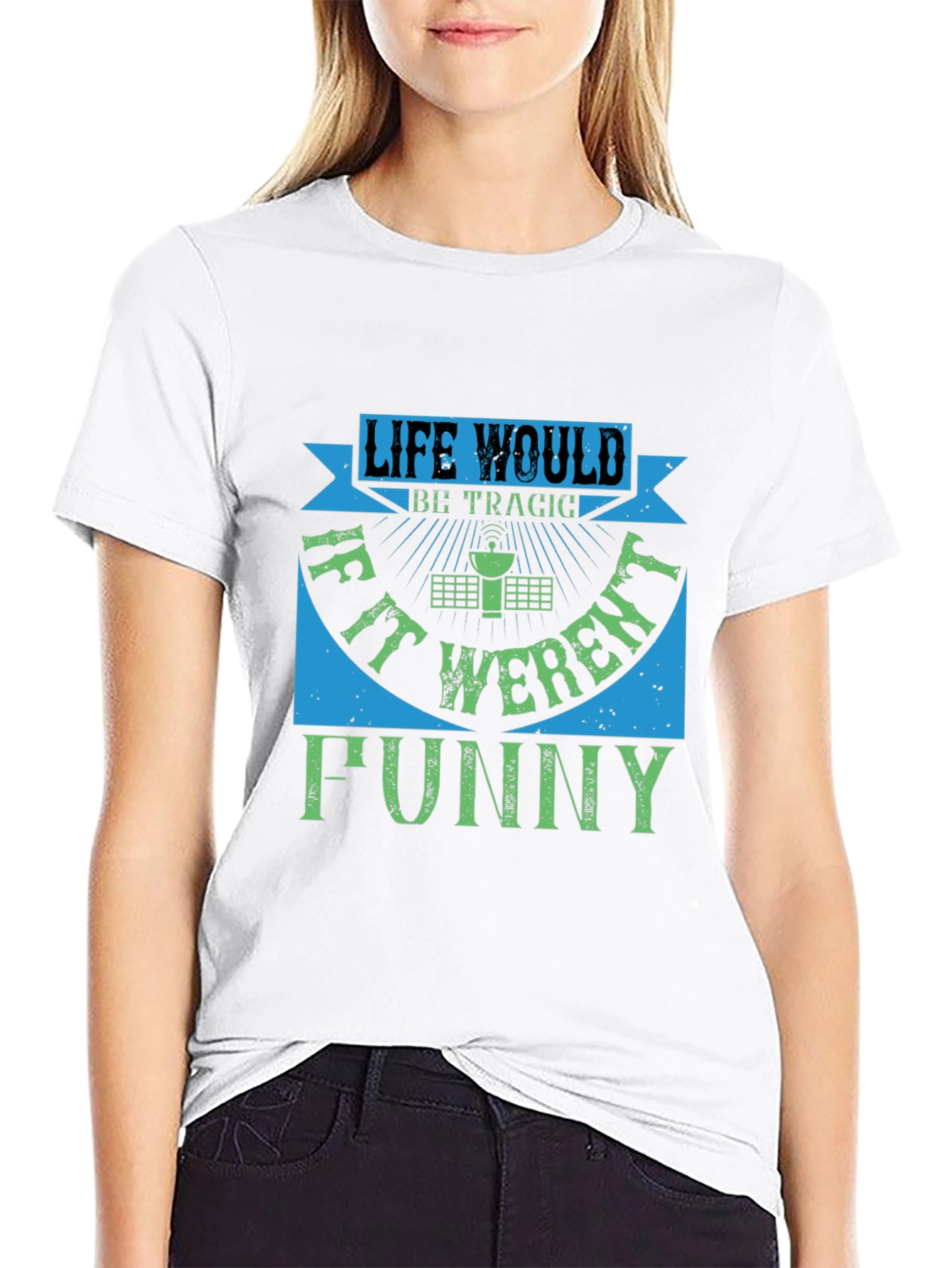 Black Life Would Be Tragic Funny T-Shirt view 9