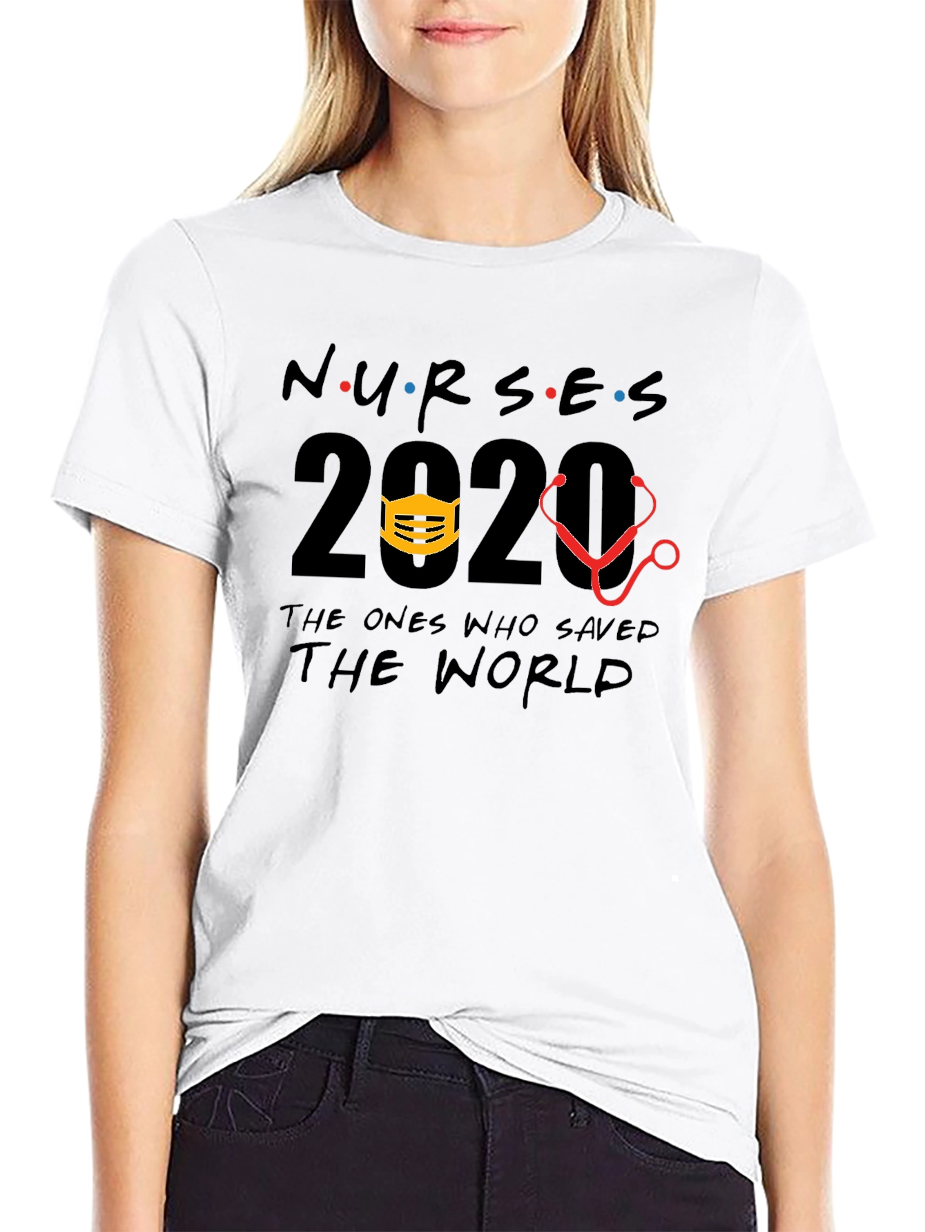 Nurses 2020 Saved the World T-Shirt - 9