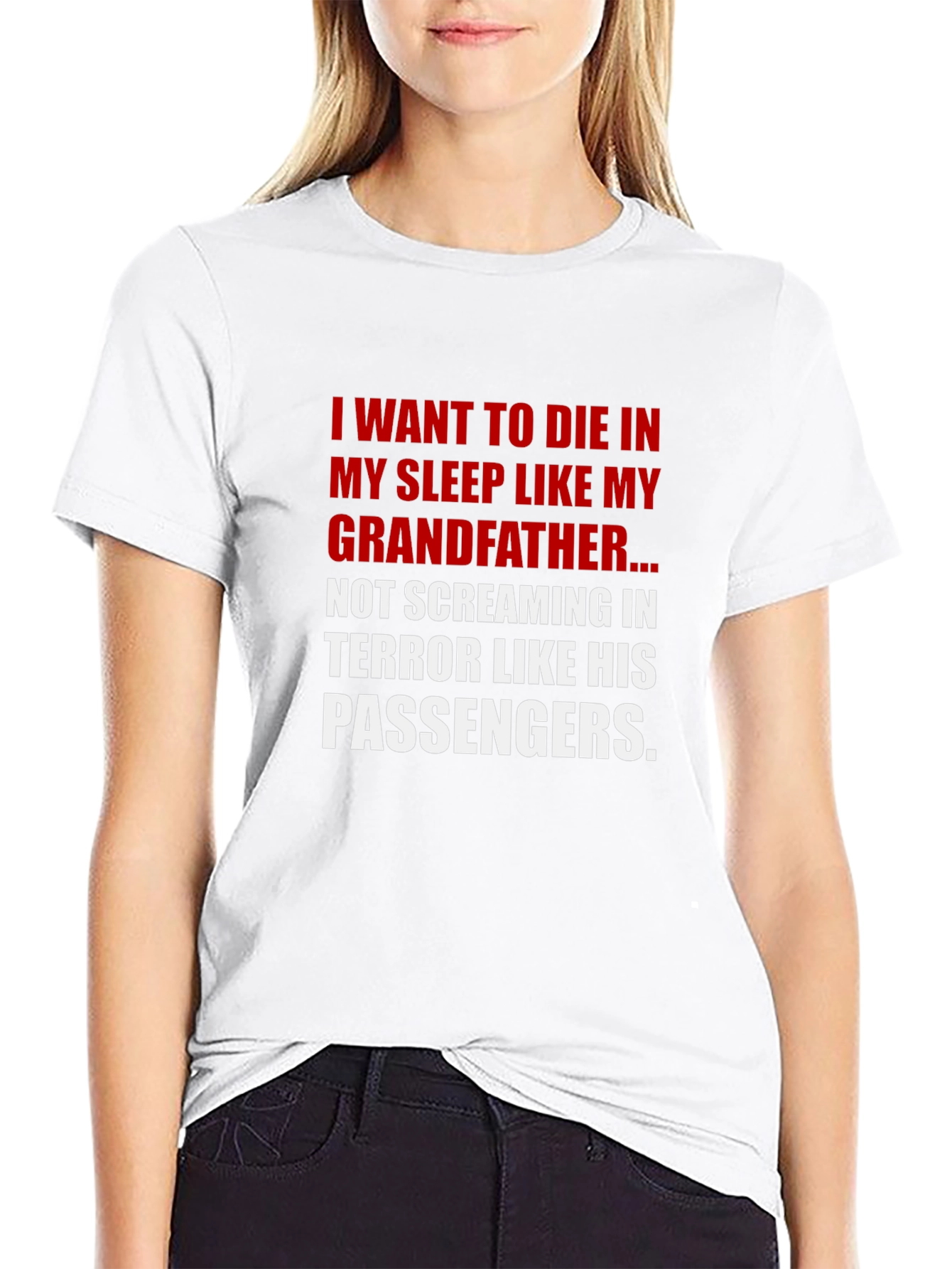 Black Funny Grandfather T-Shirt - Die in My Sleep view 9