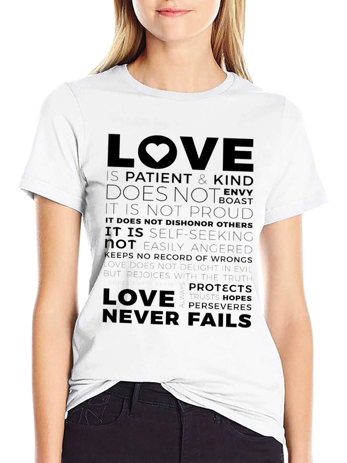 Black Love is Patient T-Shirt - Inspirational Design view 9