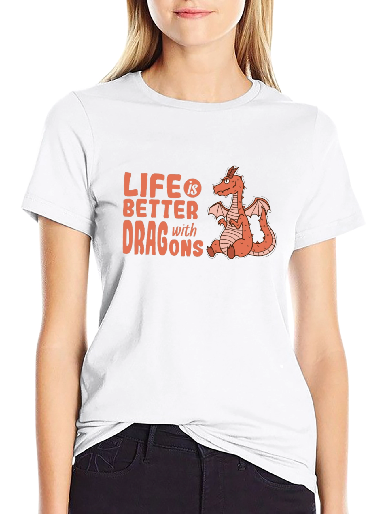 Black Life is Better with Dragons T-Shirt view 9