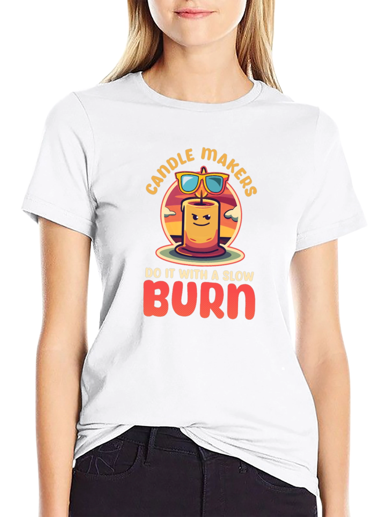 Black Candle Makers Slow Burn Graphic Tee view 9