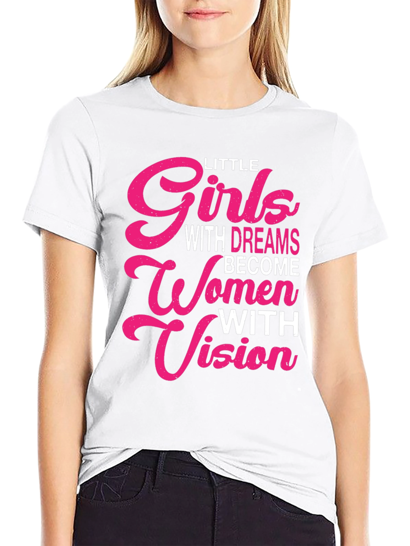 Black Empowering Women's Graphic Tee view 9