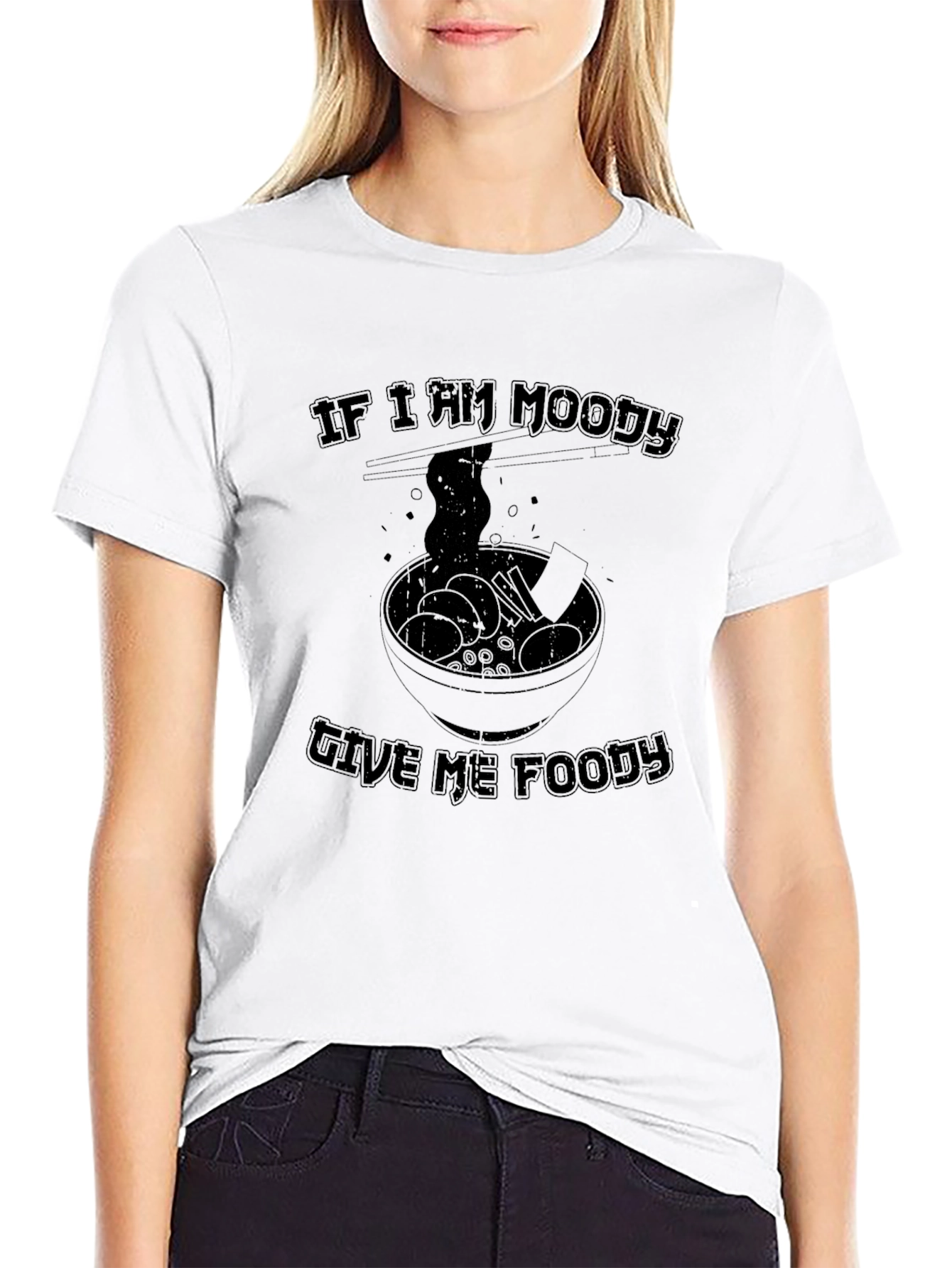 Moody Foodie Graphic Tee - Ramen Lover Shirt - 9