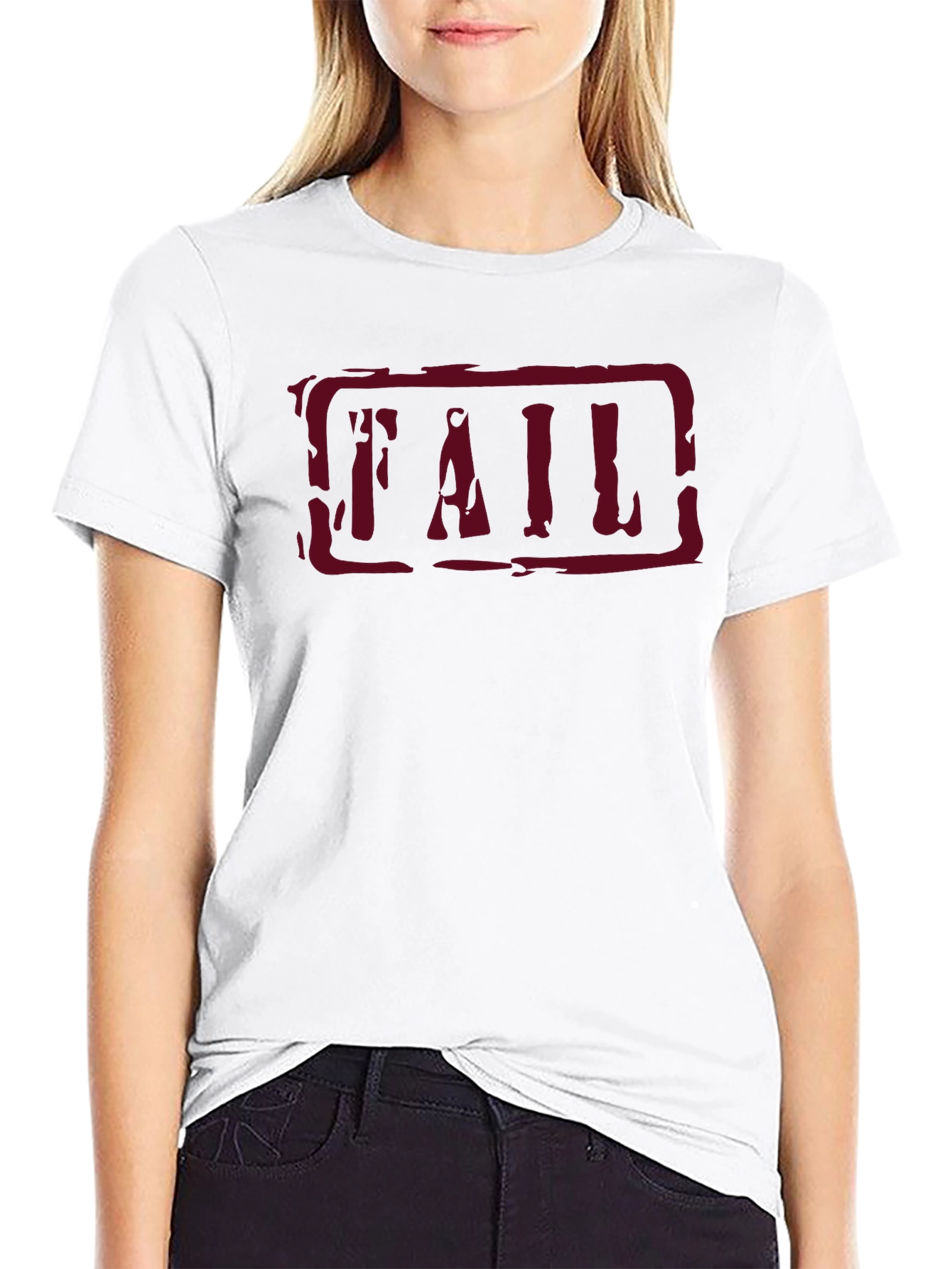 Black FAIL Graphic T-Shirt - Men's Short Sleeve Tee view 9