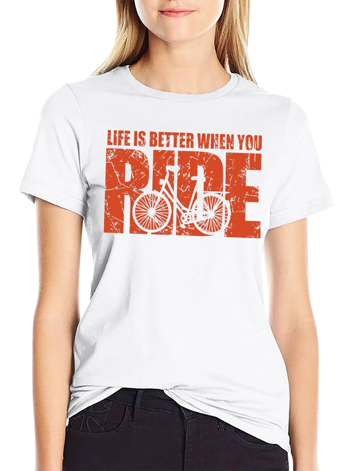 Black Life is Better When You Ride Bike T-Shirt view 9