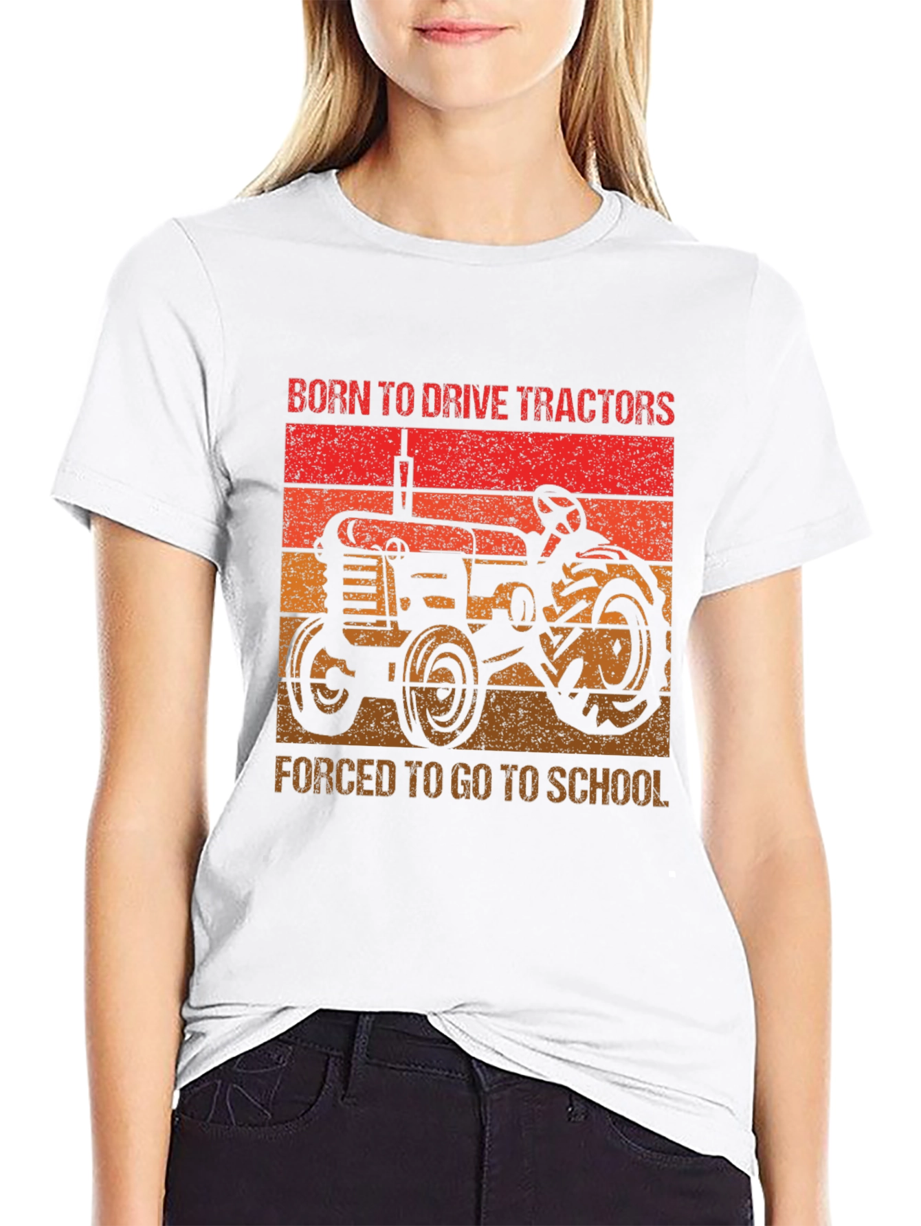 Born to Drive Tractors Graphic Tee - 9