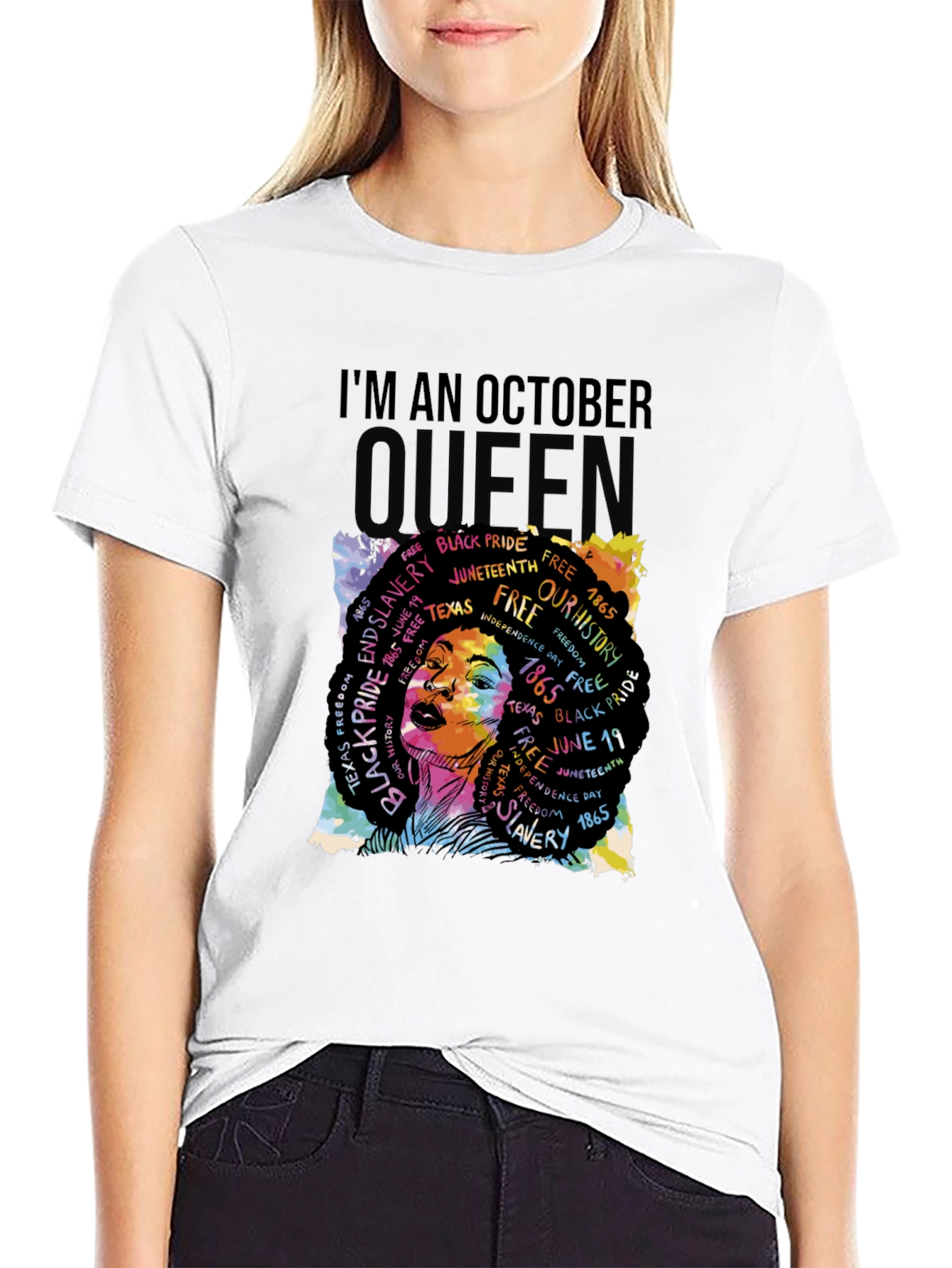October Queen Black Pride T-Shirt - 9