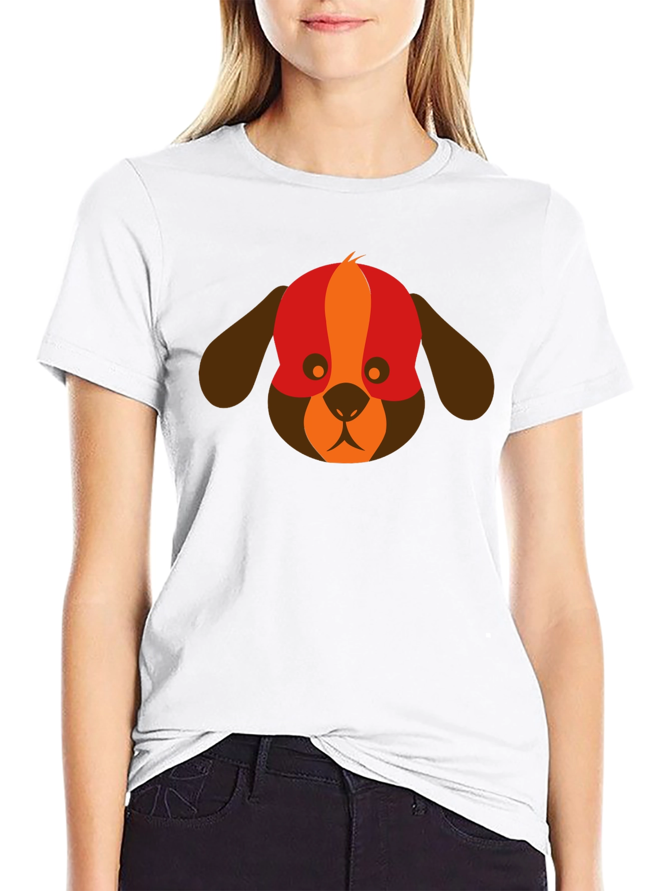 Black Dog Graphic Tee - Modern Design view 9