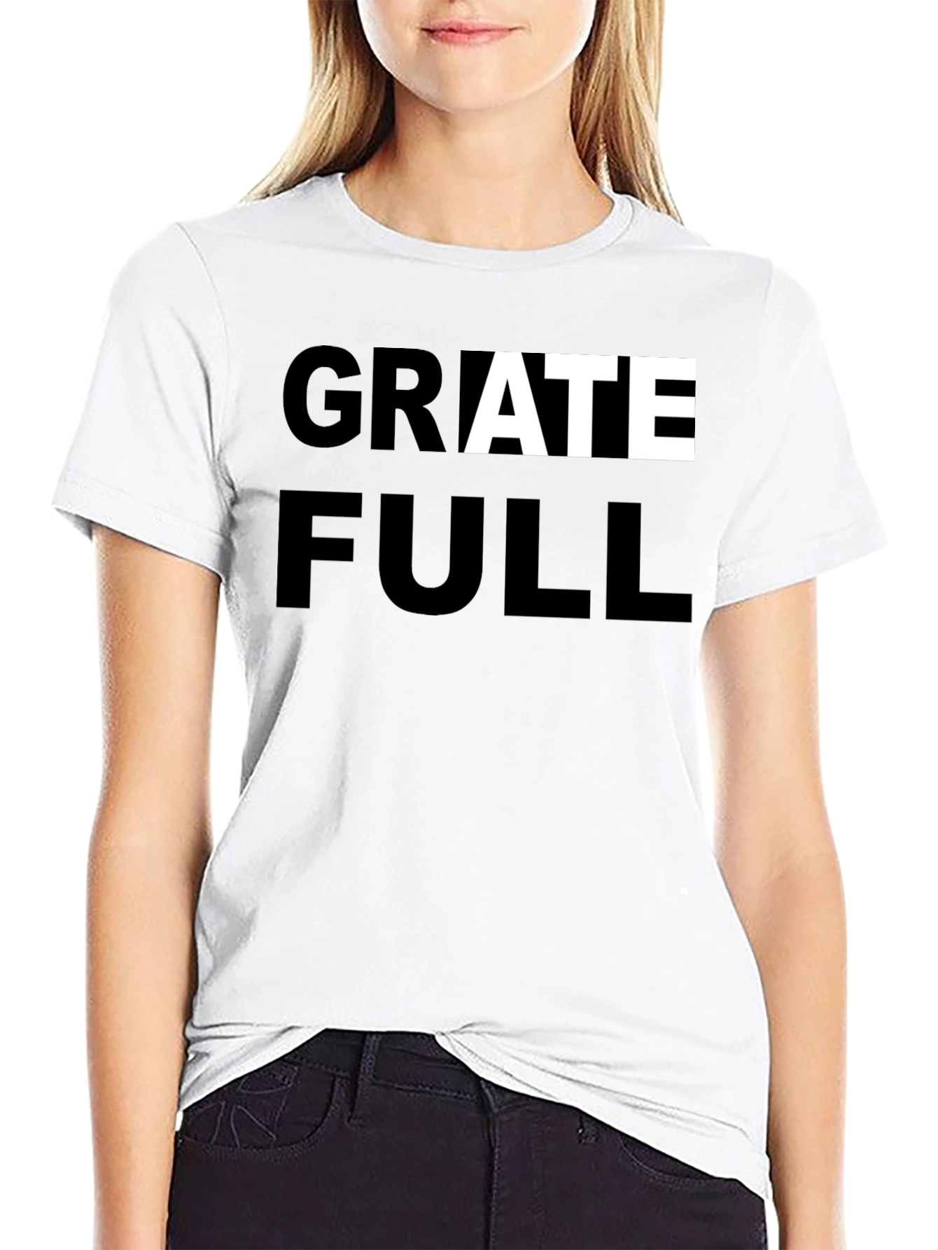 Black Grateful Graphic Tee - Stylish Comfort view 9