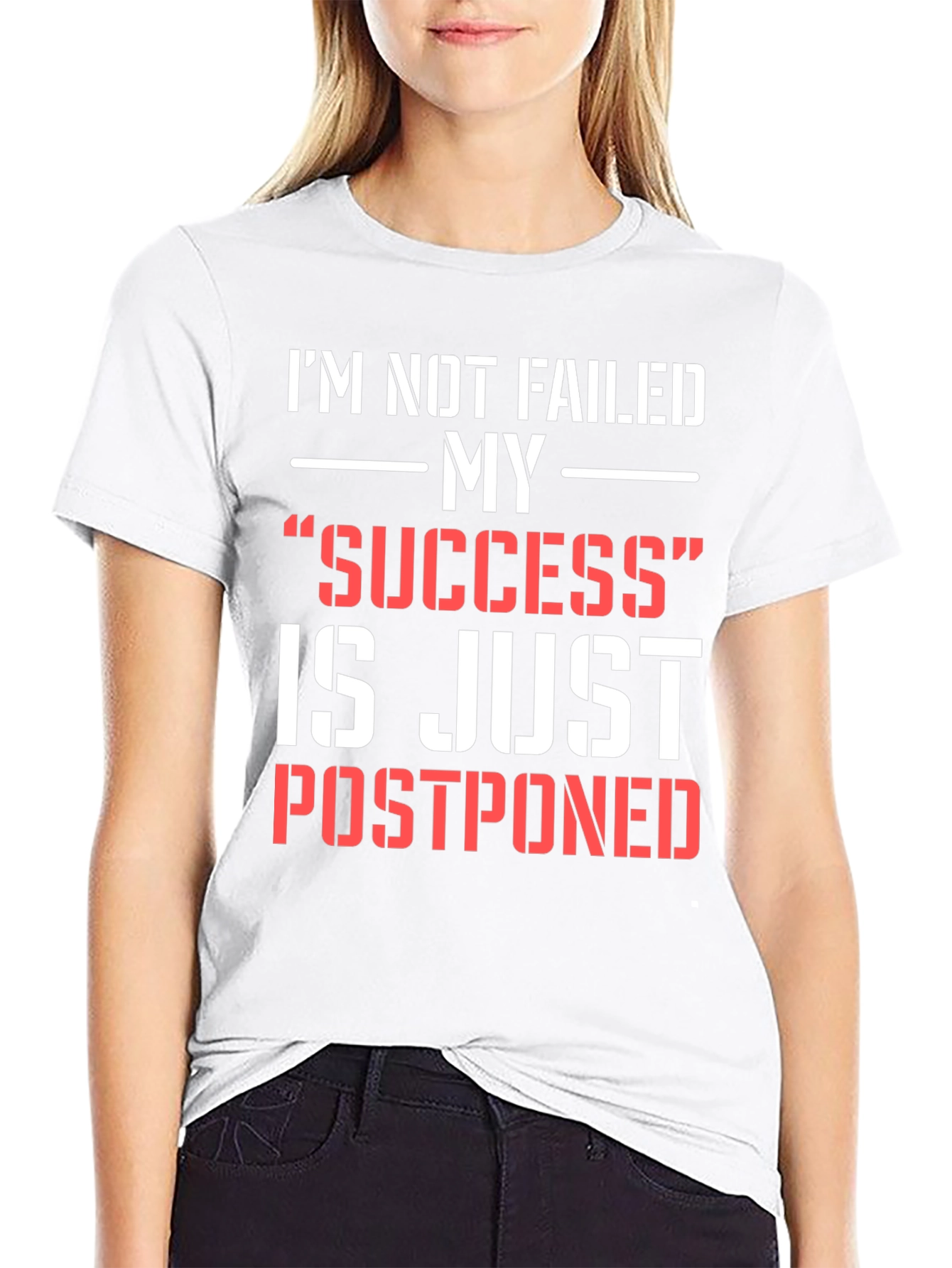 Black I'm Not Failed Black Graphic Tee view 9